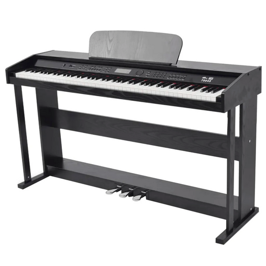 88-key Digital Piano With Pedals Black Melamine Board