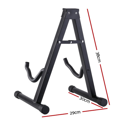 ALPHA Folding Acoustic Guitar Stand Bass Floor Rack Holder  Pack