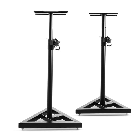 Set of 2 120CM Surround Sound Speaker Stand - Black