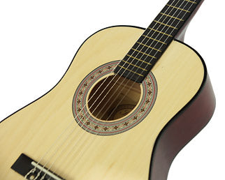 Childrens Guitar  Wooden Karrera 34in Acoustic - Natural