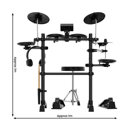 Karrera TDX-16 Electronic Drum Kit with Pedals