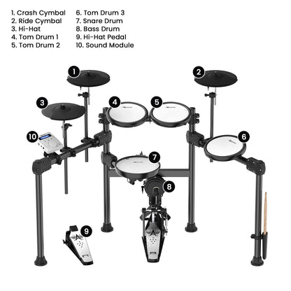 Karrera X23 9-Piece Electronic Drum Kit