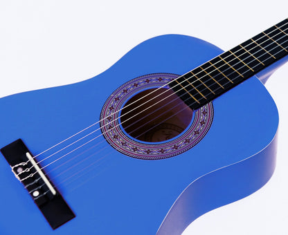 Karrera 34in Acoustic Children no cut Guitar - Blue