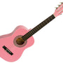 Childrens Guitar Karrera 34in Acoustic Wooden - Pink