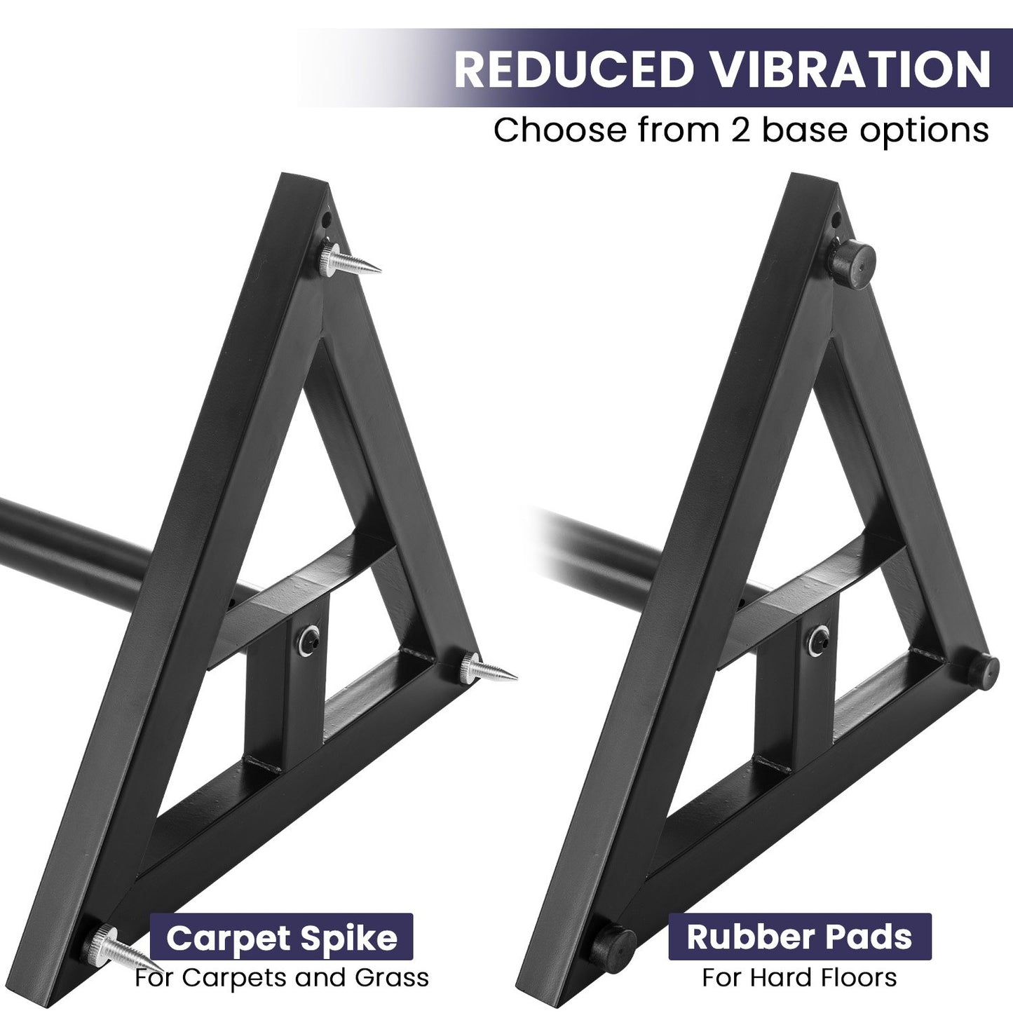 Karrera Adjustable Floor Speaker Stand Surround Sound - Black